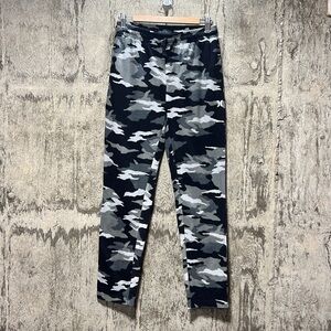 Hurley camo fleece pants mens M